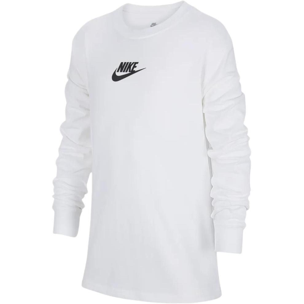 

Nike Sportswear Solid Logo Long Sleeve T-Shirt Kids tops White FJ2958-100 M