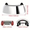 Parabrisas de Motocicleta Espejo de Punto Ciego de 180 Grados Espejos Retrovisores de Gran Ángulo Espejo Retrovisor Pequeño Para BMW Yamaha Honda