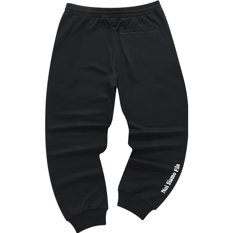 Fila Fusion Fashion Casual Knitted Long Pants Men Bottoms Black T11M333602FBK
