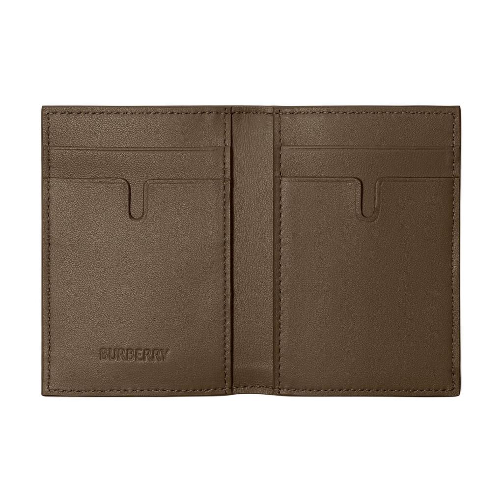 Burberry Vintage Check Coated Canvas Bi-fold Wallet Beige Men's Card Holder 80919061