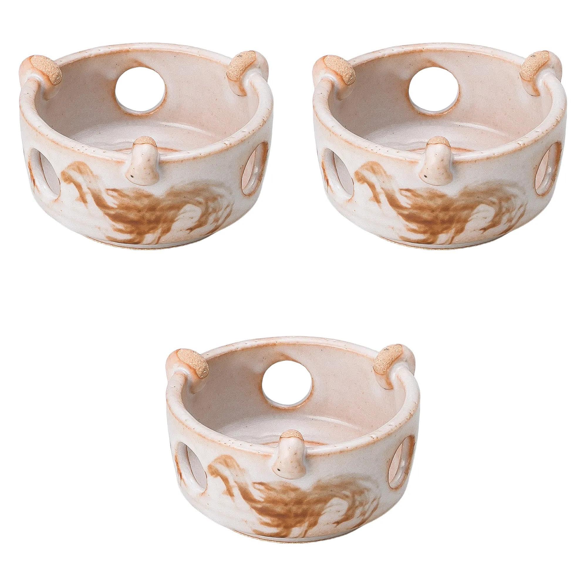 

Набор из 3 печей Сино Аранами x Банко Варе Прямой Сетомонохонпо [11.5 6.5см] Печи, Огонь,