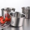 304 Stainless Steel Non-Magnetic Kitchen Bowl Set: Flavor Bowl, Seasoning Box, Soup Bowl, Egg Beating Basin, Stew Pot, Oil Pan.