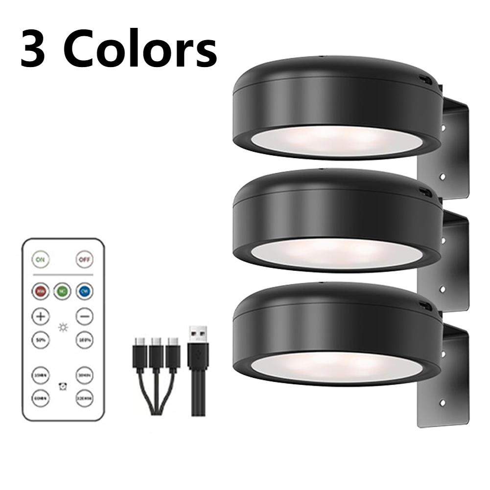 2/3Pcs Picture Lights for Wall Rechargeable Poster Lights Dimmable Wall Decor Light 3 Lighting Modes for Picture Frame Paintings