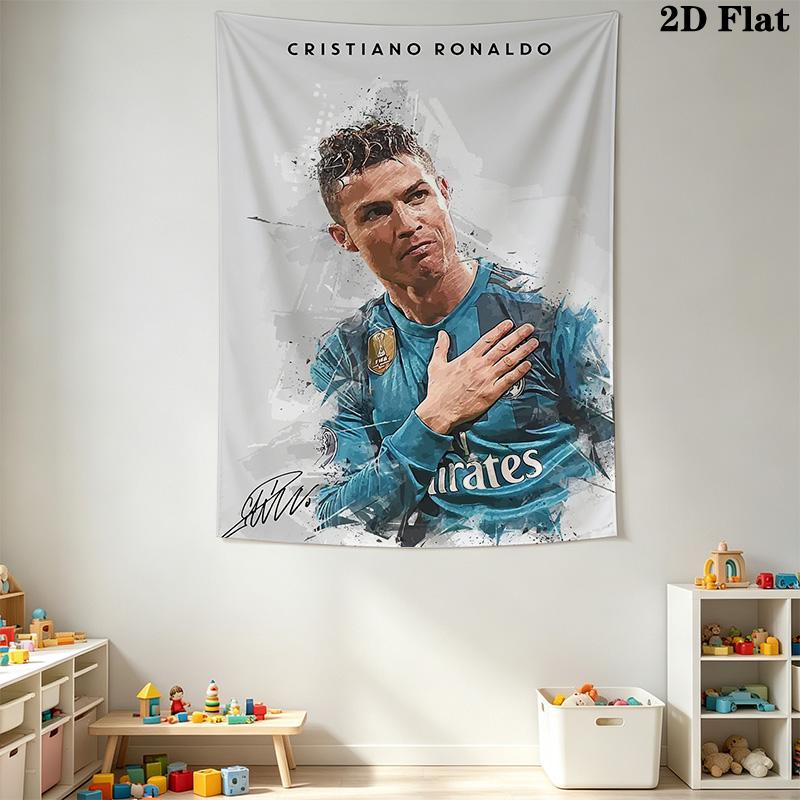 Ronaldo'S Artistic Tribute Visual Masterpiece Bedding 1 Duvet Cover 2 Pillowcase Without Core Christmas Birthday Gift