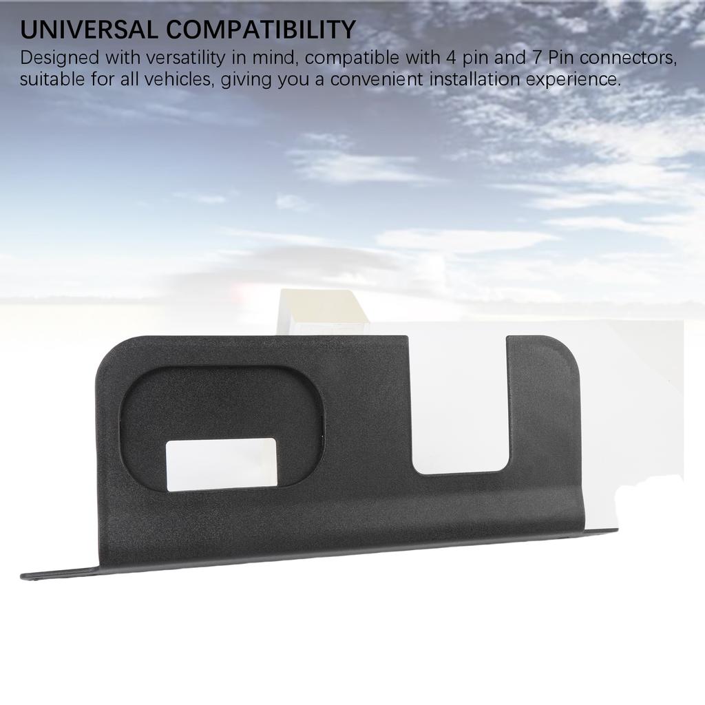 Rear Bumper Cover Plate PP Rear Bumper Hitch Surround Cover Protection Panel Replacement For Maverick 2025-2025 with Connector