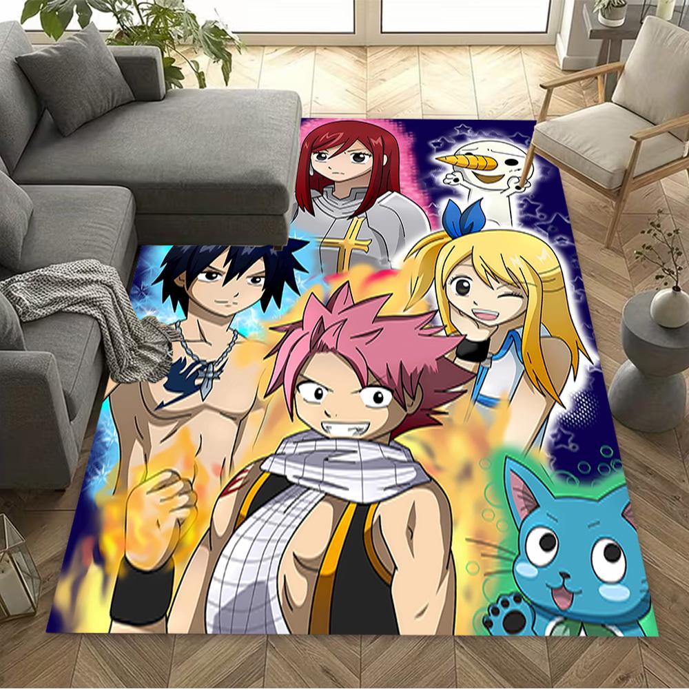 Fairy Tail Adventure Floor Rug Office Rug Design for Study Room Hallway Dormitory Foyer Anti-slip Rug Office Home Decor