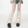 Pernas Acolchoadas Puffer de Inverno Femininas Esportes ao Ar Livre Cordão Ajustável Divididas Flared Cobre-Botas Punhos Meias
