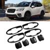 8pcs Car Door Handle Bowl Insert Plate Trim Fit for Subaru Forester SK 2019