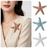 Geschenke Seestern Anstecknadel Party Schmuck Metallabzeichen Klassisch Strassstern Seestern Broschen Damen