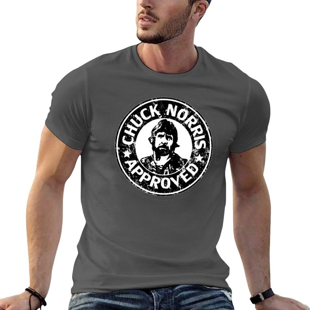 Chuck Norris Printed T-shirt Men and Women Summer Cotton Clothing Retro Fashion Round Neck Short Sleeved