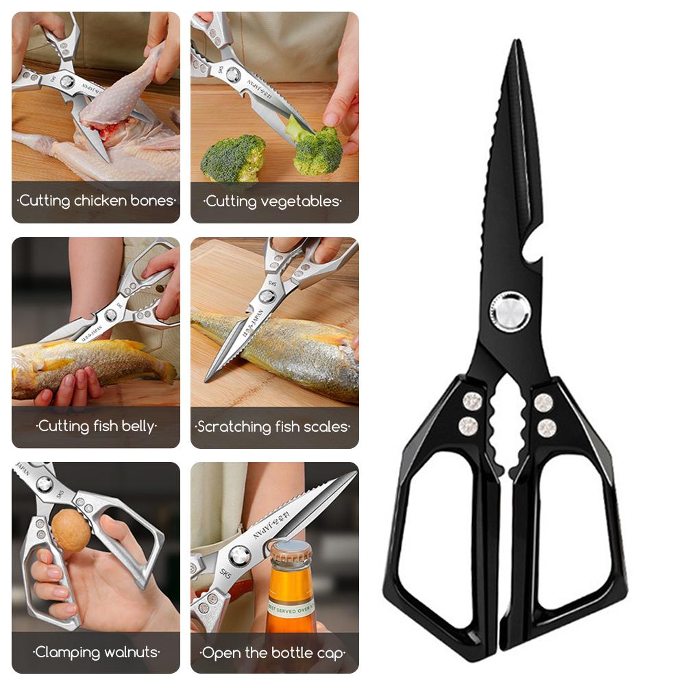 Multi-Purpose Cooking Scissors Kitchen Dishwasher Safe Kitchen Shears For Cutting Chicken Meat Fish