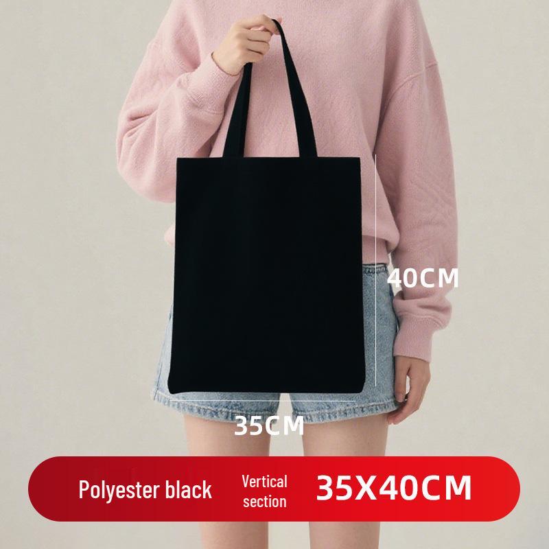 Custom Eco-friendly Cotton Canvas Shoulder Bag with Logo – DIY Blank Handbag