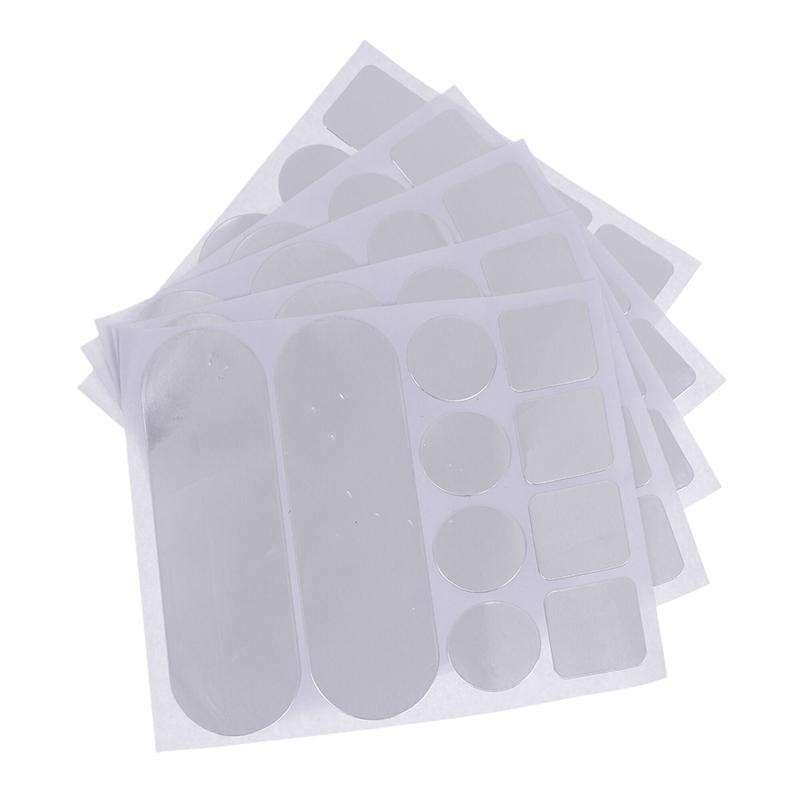 

5 шт. Наклейка на кастрюлю из нержавеющей стали Самоклеящаяся ремонтная лента Заплатки для кастрюль Водонепроницаемая Высокотемпературная устойчивость Лента из алюминиевой фольги