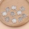10Pcs Silver Plated Spider Web Charms Pendant For Jewelry Making Bracelet Necklace Diy Halloween Accessories