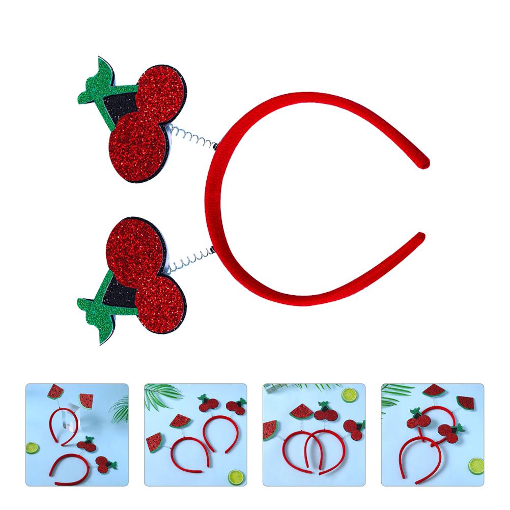 Fruit Headband Halloween Headpiece Luau Watermelon for Women Baby Girl Hair Clips Gift