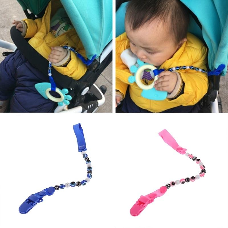 Toddler Hood Baby Dummy Pacifier Soother Nipple Chain Clip Buckle Holder LF