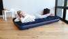 Single Inflatable Mattress For Inflating, Portable, Foldable, Flocked