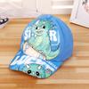 Breathable Cartoon Print Cap Cotton Child Sun Hat Fashion Kids Dinosaur Baseball Cap  Gifts
