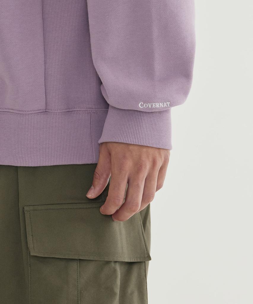 COVERNAT Signature Symbol Sweatshirt Light Purple