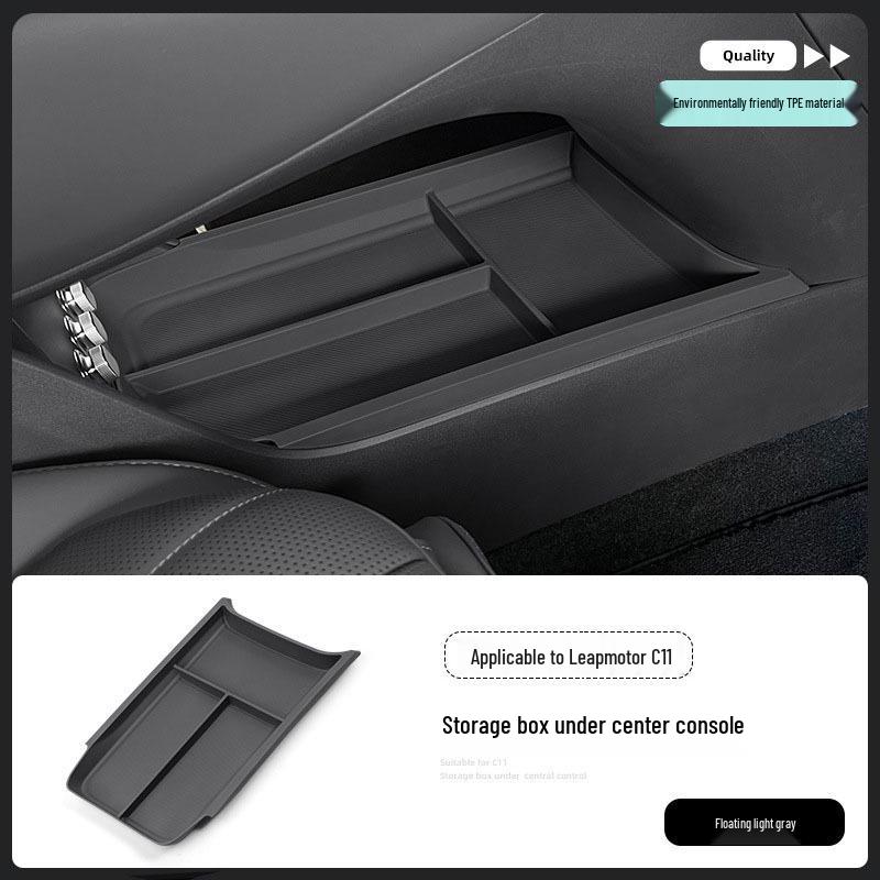 Leapmotor C11 2026 Lower Console Divider for 26 Models - Car Interior Storage Accessory