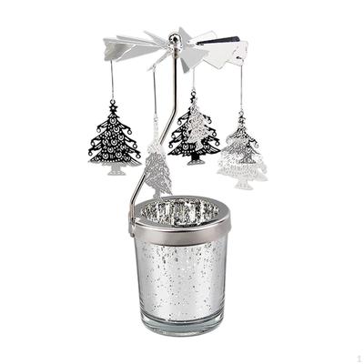 Tea Light Suport Lumanare Candelabre Cadou Pilon Votiv Sfesnic Rotativ pt