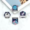 Creative Explore Universe Lapel Pins Space Astronaut Planet Adventure Brooches for Kids Friends Cartoon Custom Bag Badge Jewelry