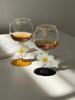 Cute Sun Flower Handle Goblet Glass Retro Wine Champagne Cock Tail Glass Borosilicate Heat-resistant Glass