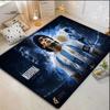 Diego Maradona Fußballlegende Argentinien Porträt Teppichboden rutschfest Fußmatte Fußballfan Heimdekoration Geschenk