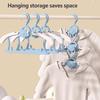 10Pcs Non-slip Baby Clothes Hanger Adjustable Storage Hangers Cute Kids Clothes Organizer Closet Children Baby Coats Rack