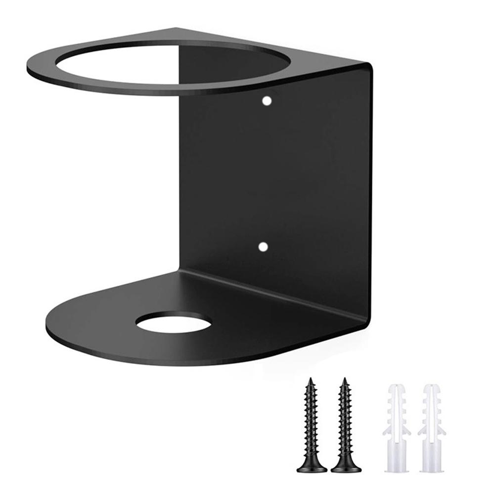 Metal Organizer Space Saving Heavy Duty Metal Storage Rack Wall Mounted Spray Bottle Holder Space Saving Black