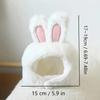 1pc Bunny Ears Hat for Cats Dogs, Knit Pet Costume Headwear, Pullover Fun Animal Clothing for Photos & Dress Up, Pet Accessories