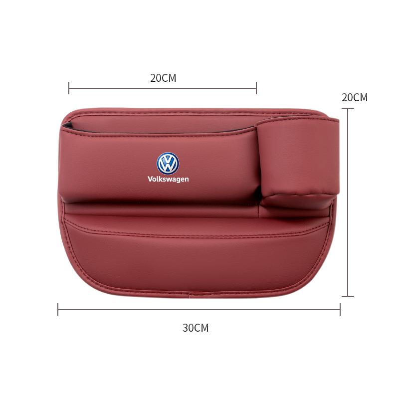 Volkswagen Car Seat Gap Storage Box Auto Seat Side Seam Leak-Proof Plug For VW Teramont ID3 Golf Tiguan T-Cross Amarok Phaeton Mo0