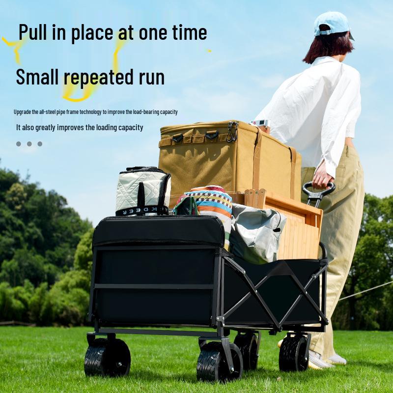Tragbarer Outdoor Faltbarer Campingwagen für Auto, Picknick und Express-Nutzung