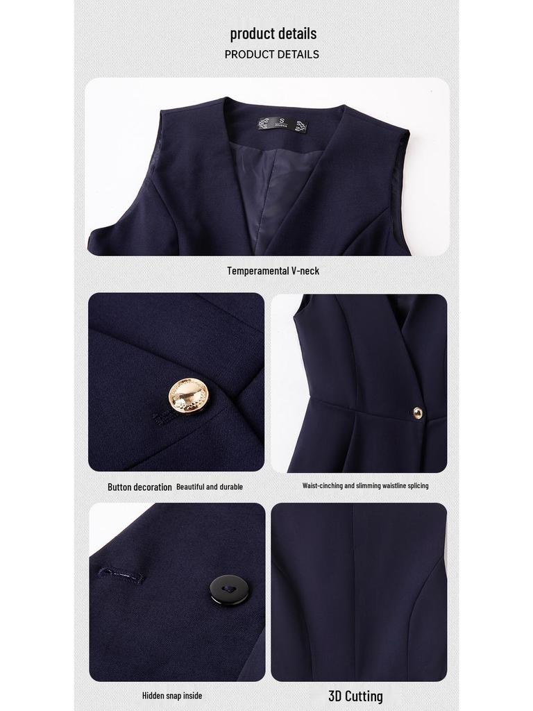 Costum profesional de afaceri slim fit pentru femei pentru recepția hotelului și departamentul de vânzări