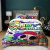 Dan-dy's World Duvet Cover Set 3 Pieces All Season Lightweight Bedding Set Soft Comfortable Quilt Cover with Zipper