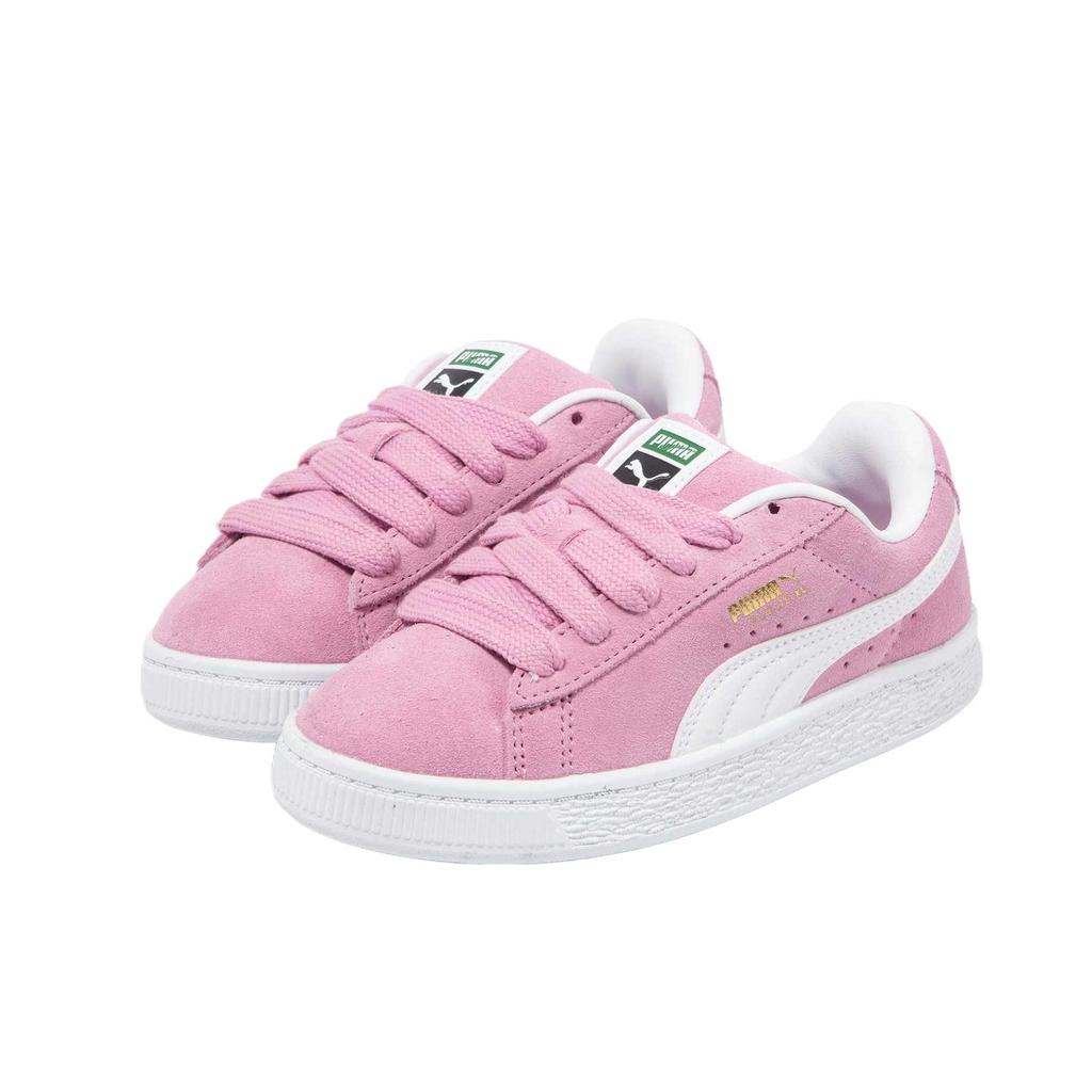 Puma Abrasion Resistant Low Top Skateboard Shoes Light Pink Kids' 396578-13