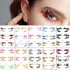 Vibrant Waterproof Eyeshadow Tattoo Stickers for Women Floral and Foliage Designs Perfect for Valentine's Day Halloween Christmas Stage Shows