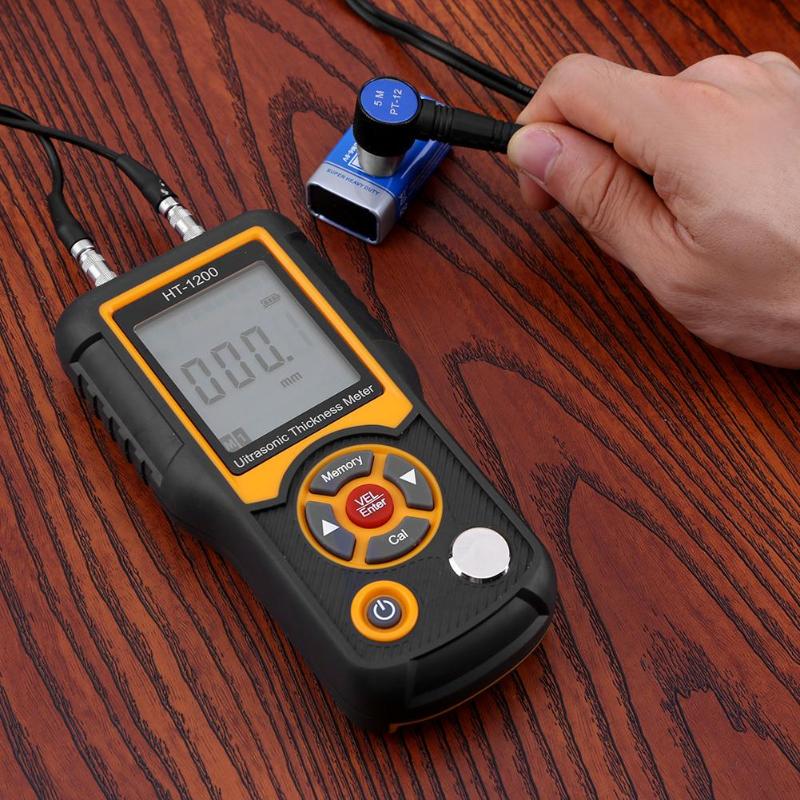 OUPPENG Thickness Meter Tester Gauge,HT-1200 Digital LCD Ultrasonic Thickness Meter Tester Gauge Measuring Tool 3-225mm Range OUPPENG Thickness Meter Tester Gauge,HT-1200 Digital LCD Ultrasonic Thickness Meter Tester Gauge Measuring Tool 3-225mm Range