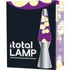 Itotal Xl1799 36 Cm Lava Lamp with Silver Base, Purple Liquid and Yellow Wax