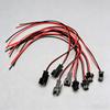 2/10Set SM Terminal Wire JSTDocking Plug20CM Length 2/3/4/5/6Pin2.54MM Male Female Connector Tin Plated for Electronic Component