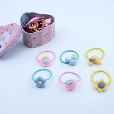 Multicolor L/&6 20pcs Cartoon Cute Elastic Hair Bands Kids Girls Rubber Bands