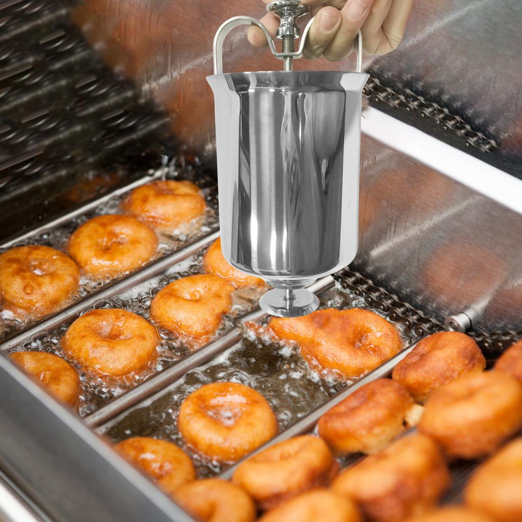 Fabricant de Beignets en Acier Inoxydable Ustensile de Cuisson Manuel pour la Cuisine Accessoire de Pâtisserie Distributeur de Beignets Outils de Cuisson pour Boulangerie