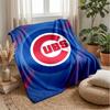 Chicago Cubs Flanell Fleece Decke Gemütlich Warm Überwurfdecke für Sofa Bett Reise Ganzjahresgebrauch