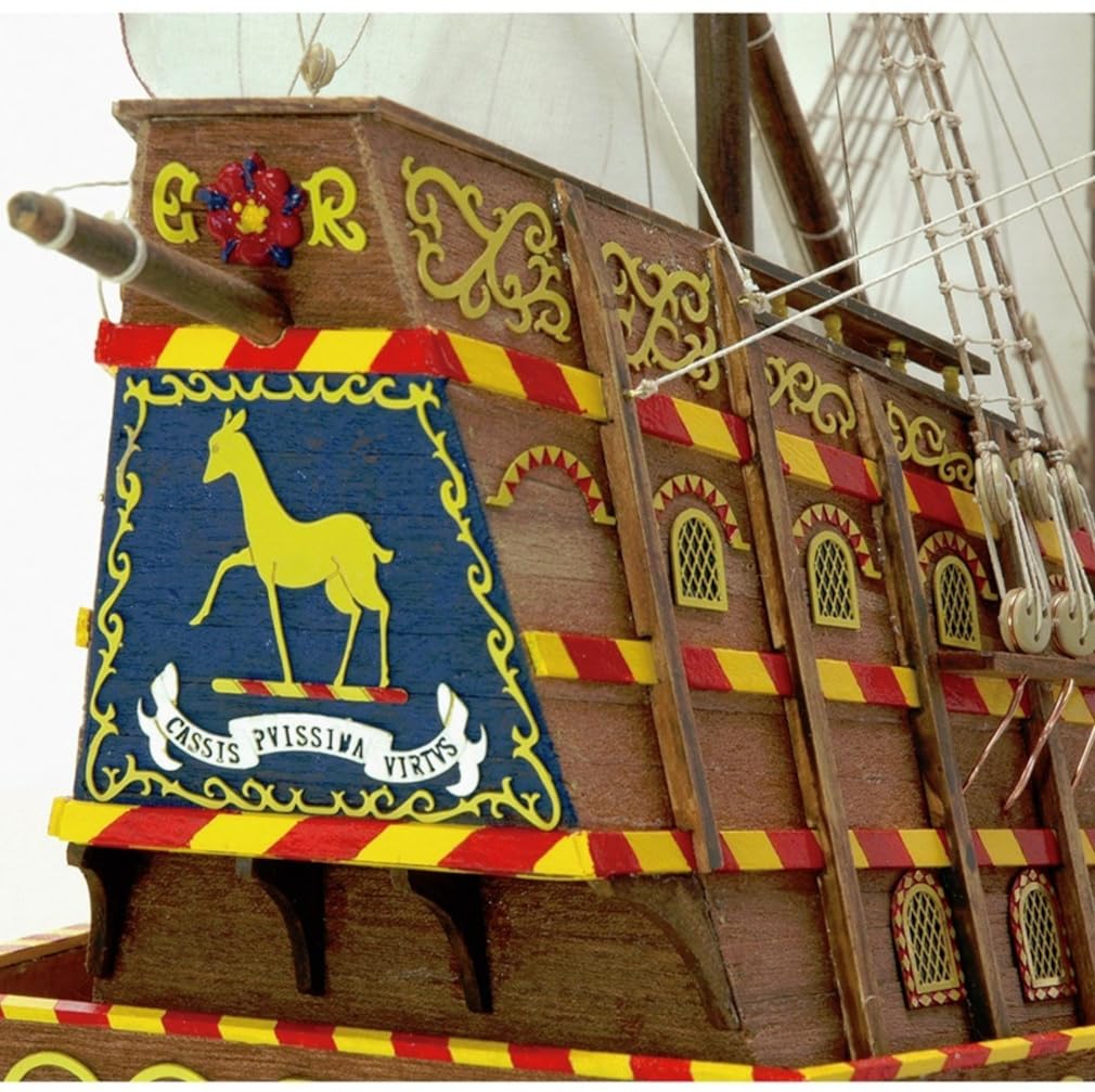 Woody Joe 1/50 Golden Hind Wooden Model Assembly Kit (Ship)