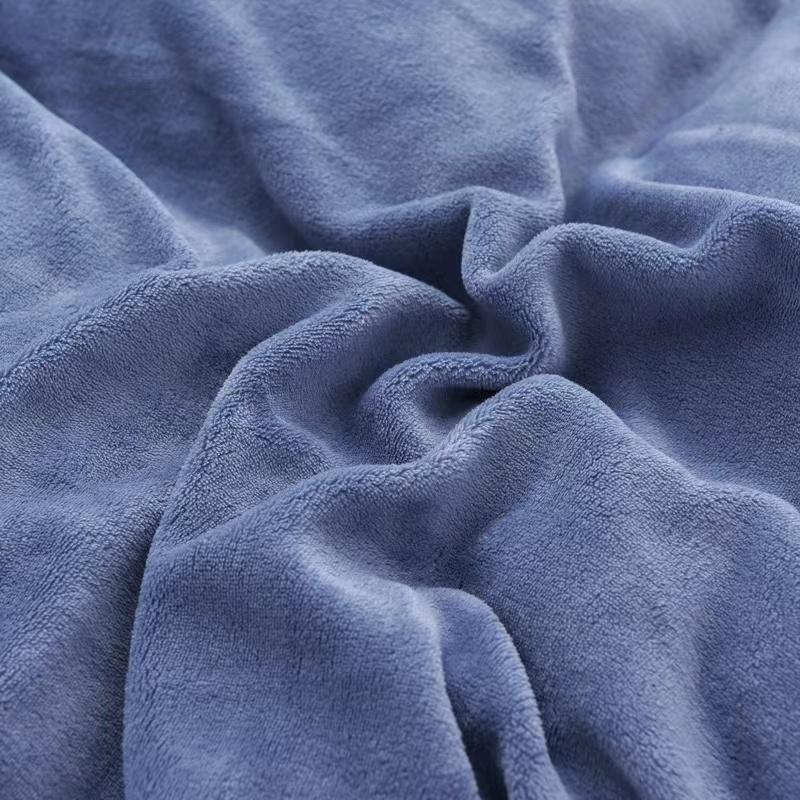 Зимняя теплая толстая плюшевая бархатная плоская простыня — фото 7