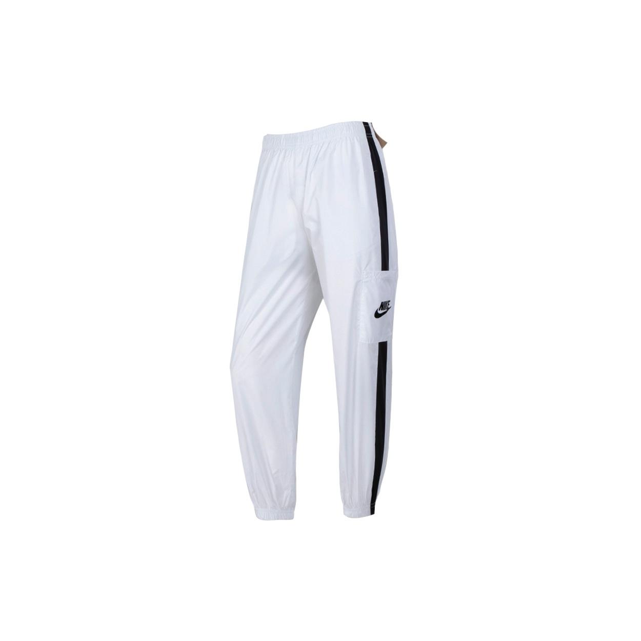 (WMNS) Nike Sportswear Woven Pants White Black Women s CJ7347-100 XL