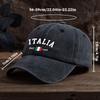 Italian Flag Printed Baseball Hat Fashionable Versatile Peaked Cap Outdoor Men's Hat Trend