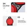 2 In 1 Dog Bowl Portable Foldable Pet Double Bowl Collapsible Silicone Water Bowls For Dog Outdoor Travel Puppy Food Container Water Bottle Camping