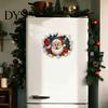 Festive Home Decoration 3D Christmas Wall Stickers, Self?Adhesive PVC Decals, Reindeer Santa Party Decorations Gingerbread Snowman Xmas Decor