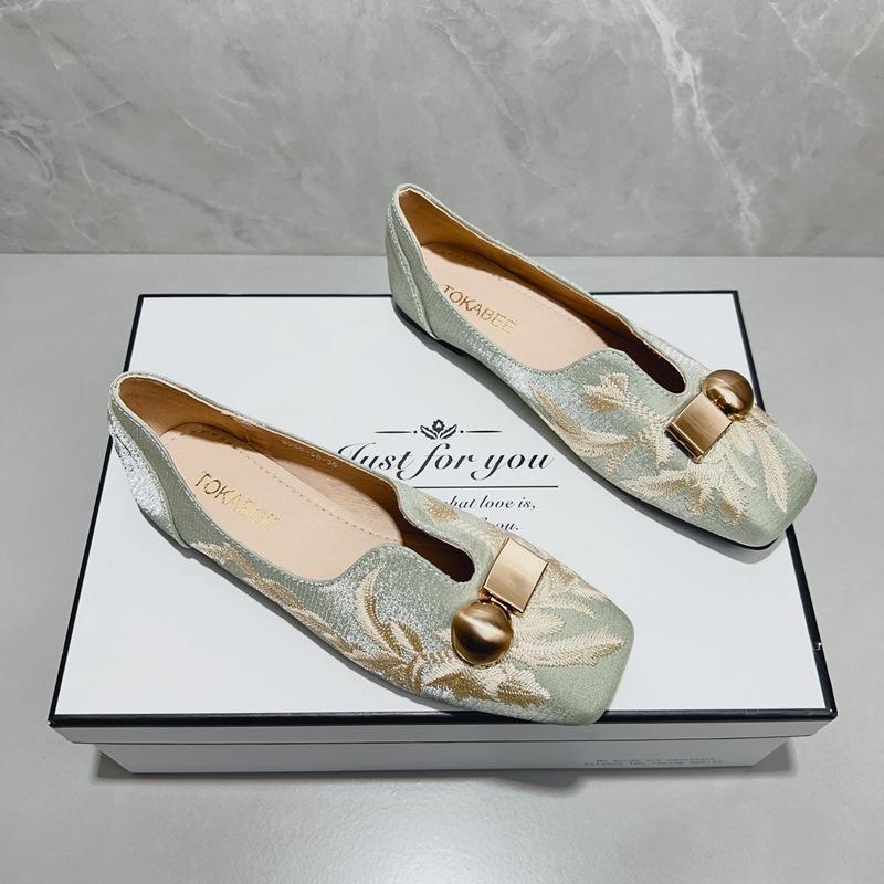 Fashion Fashion Versatile Woman Shoes 2025spring New Round Toe Women's Flat Casual Shoes Simple Non Slip Mary Jane Shoe Zapatos De Mujer